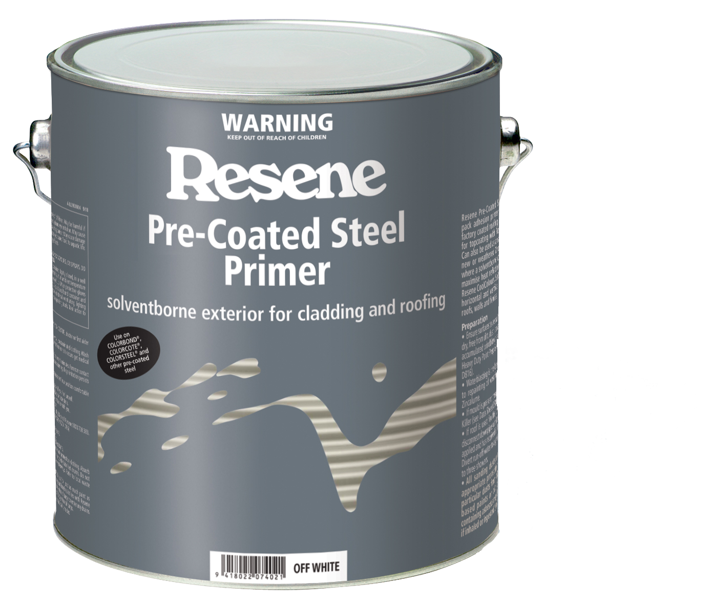 Resene Pre Coated Steel Primer by Resene EBOSS