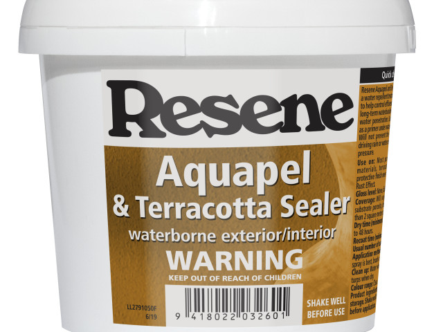 Resene Aquapel & Terracotta Sealer