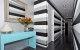 I love the hallway itOs totally diff erent to the average home. The wallpaper Room 20 Wallpaper 8803 69 from Resene is actually a vertical stripe