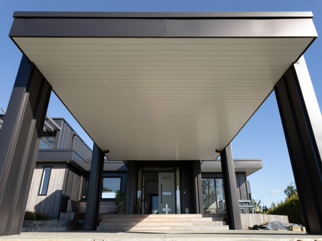 Residential Soffit — Ribon Continuous Interlocking Soffit System