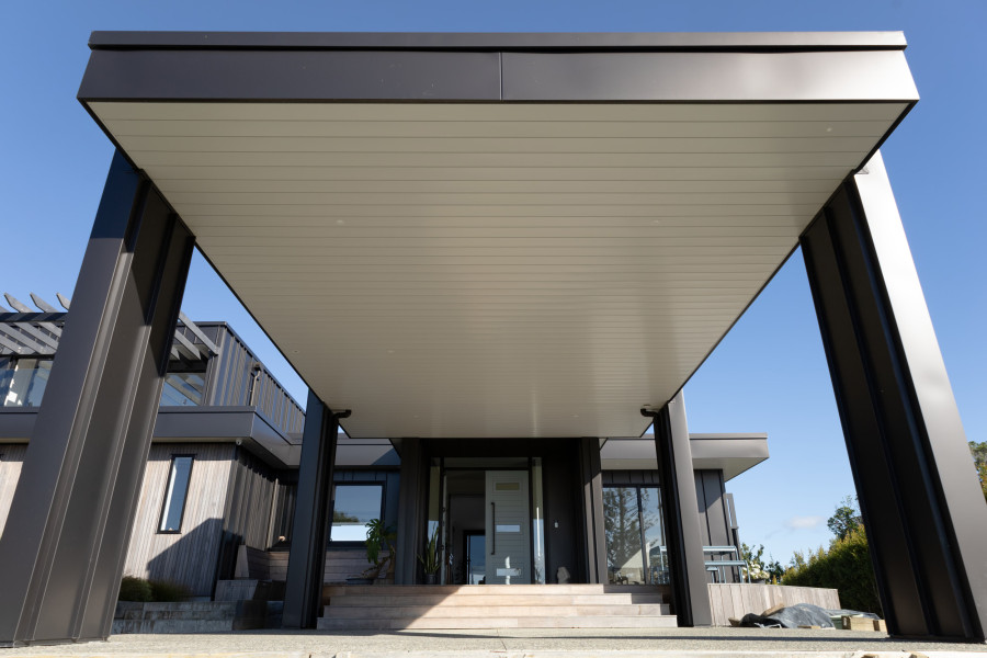 Residential Soffit — Ribon Continuous Interlocking Soffit System