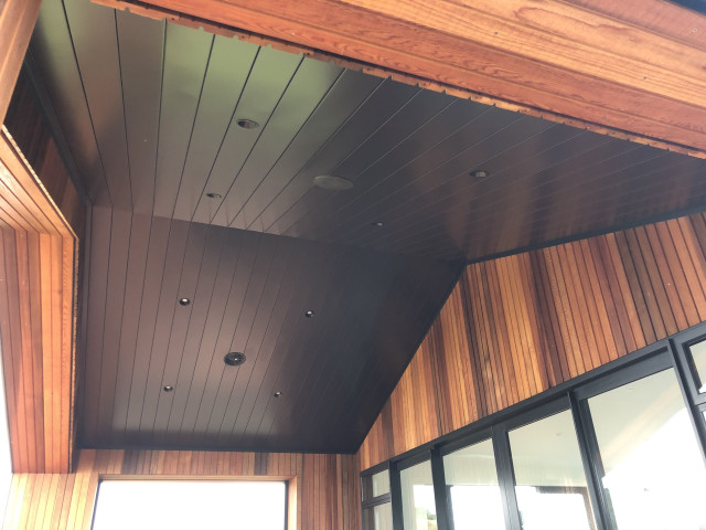 Residential Soffit — Ribon Sloping Continuous Interlocking Soffit System
