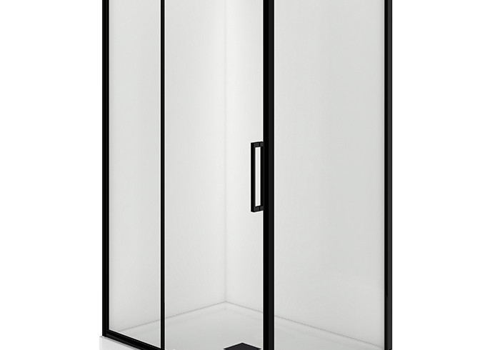 Evolve 1200x900 black shower enclosures 