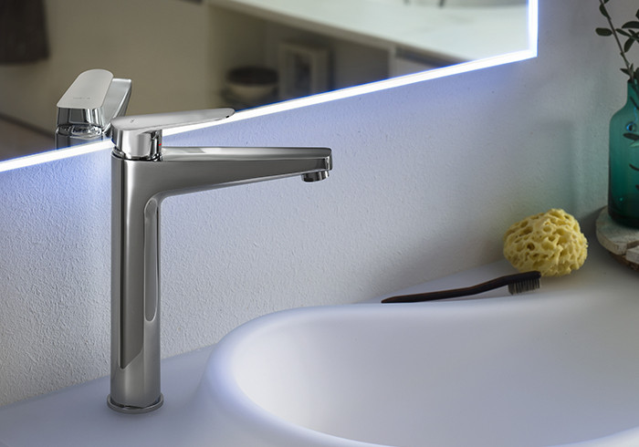 Up City Extended Height Basin Mixer 