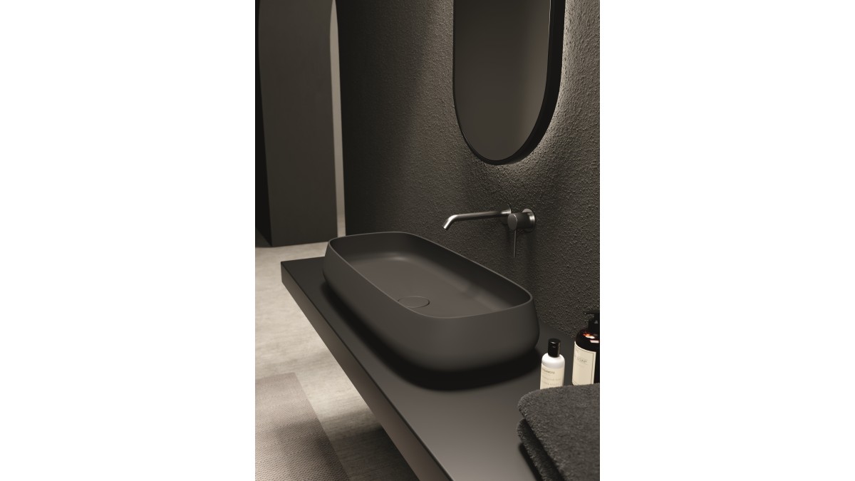 Ambiente NUR particolare lavabo 80x35 antracite