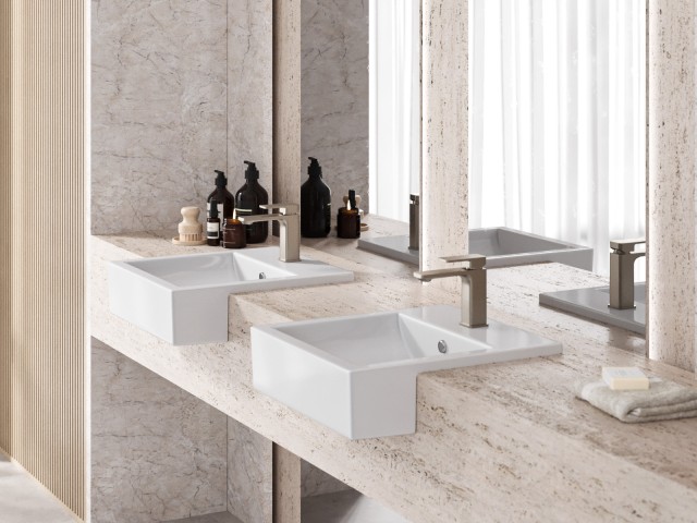 Parvis Semi-recessed Basin