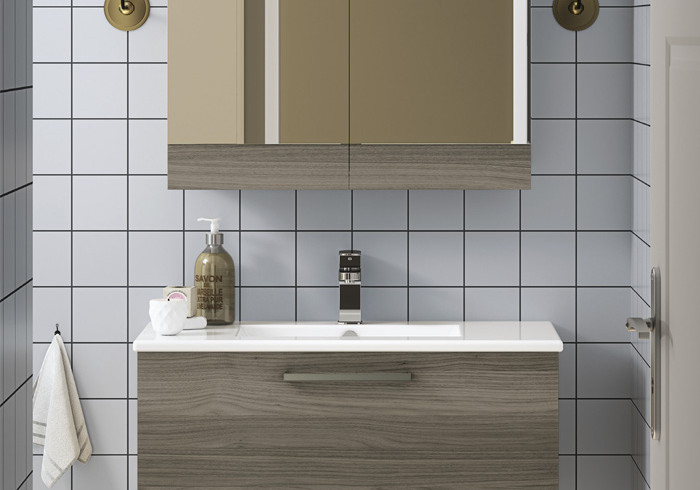 Double Studio Plus Floor Vanity 1200