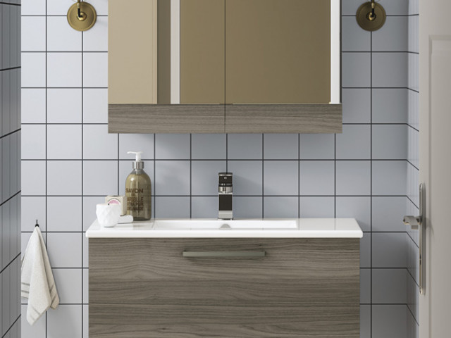 Double Studio Plus Floor Vanity 1200