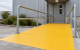 coloured   yellow