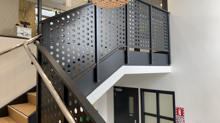 Balustrades – Framed Glass & Aluminium sheet