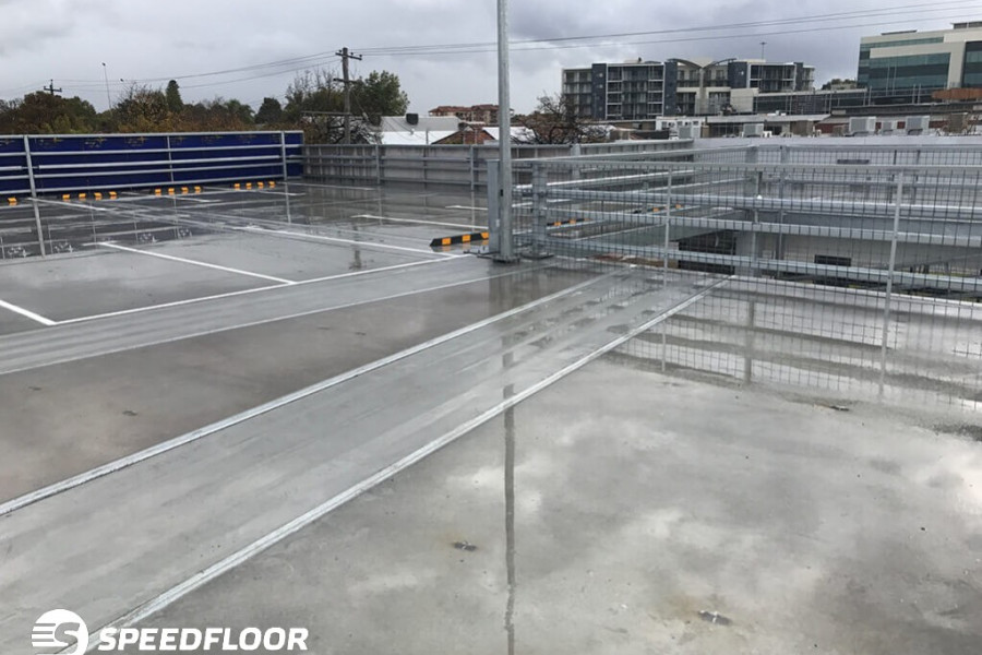 Transportable Concrete Floor