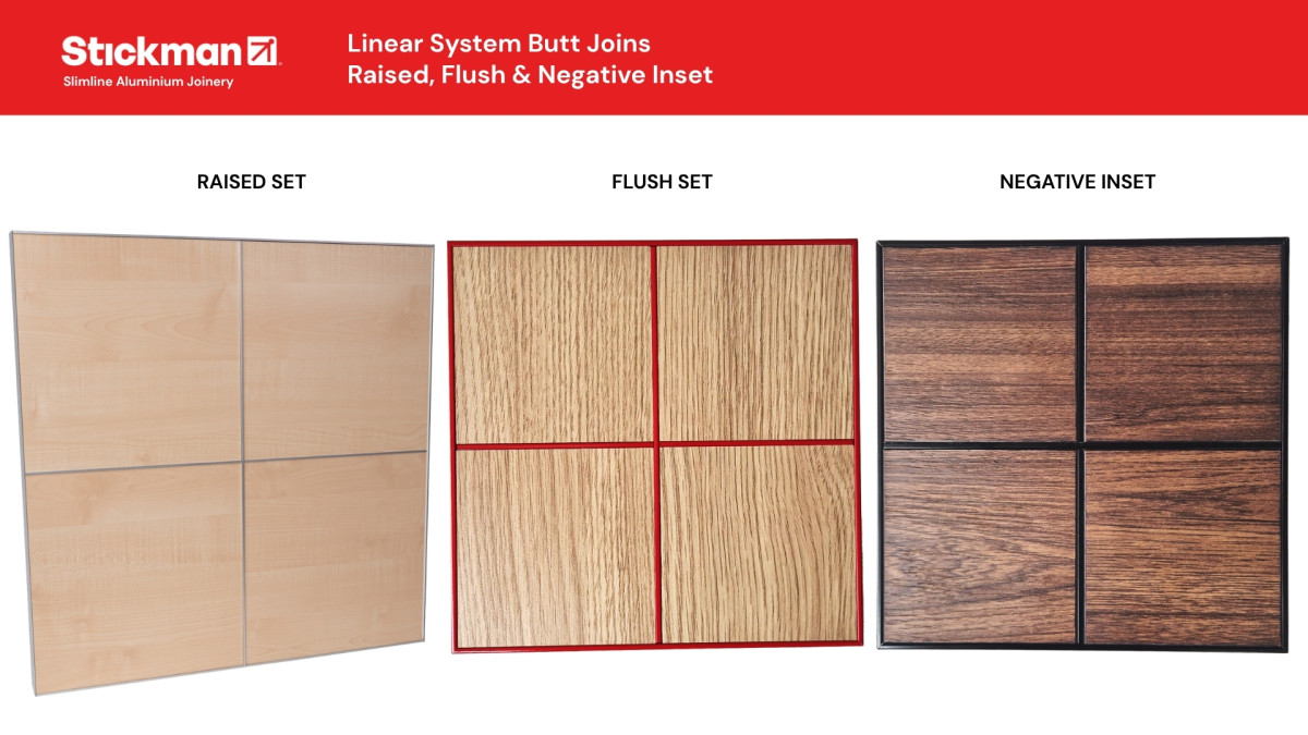 Stickman Linear Butt Join Profiles Different Sets