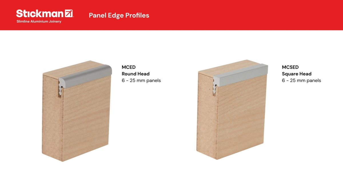 Stickman Panel Edge Profiles Range