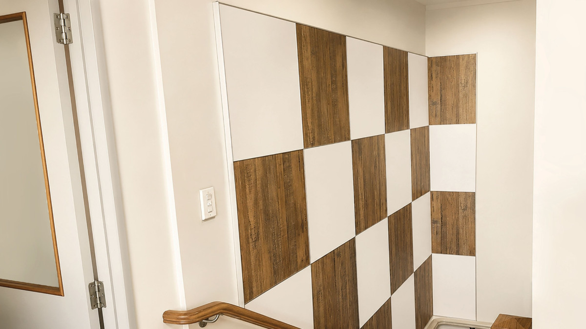 Stickman Linear System checker board hallway