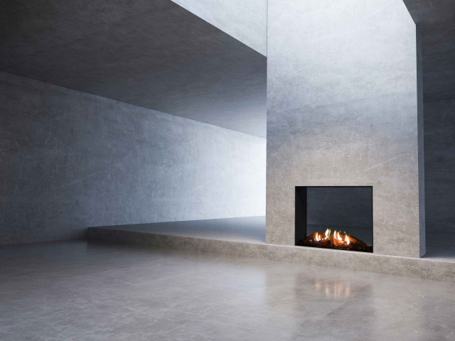 MODE KS1150 Tall Double Sided Gas Fireplace
