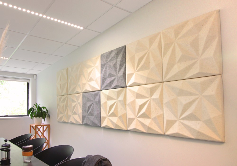 Floc 3D Wool Acoustic Tiles