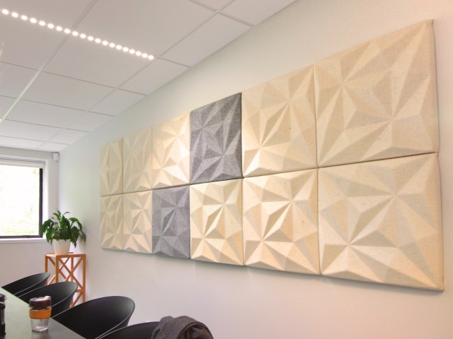 Floc 3D Wool Acoustic Tiles