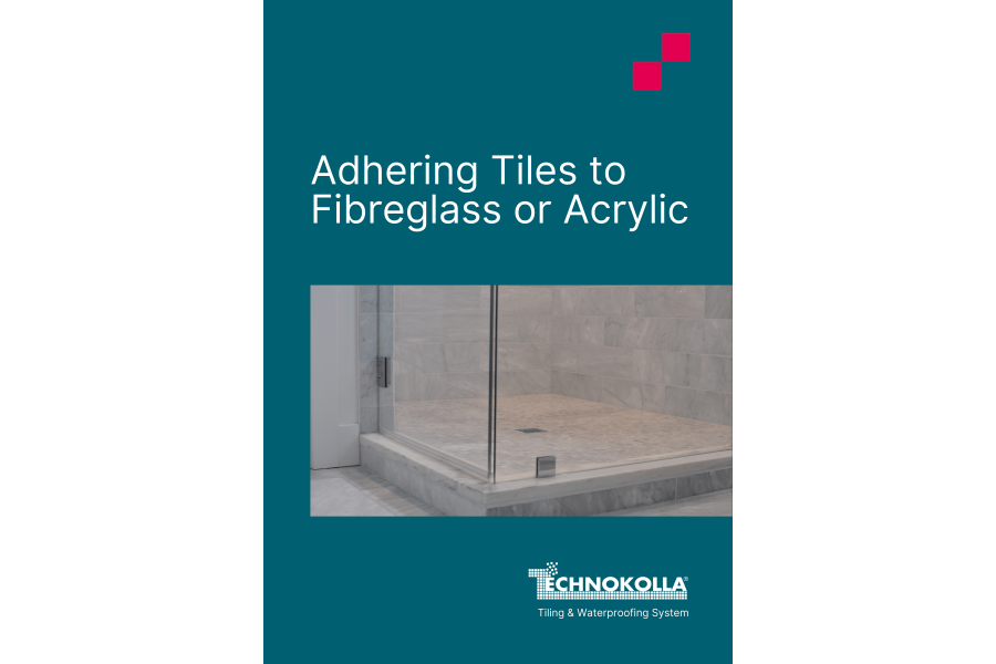 Adhering Tiles to Fibreglass or Acrylic