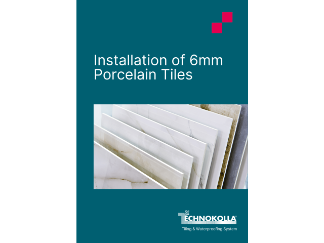 Installation of 6mm Porcelain Tiles