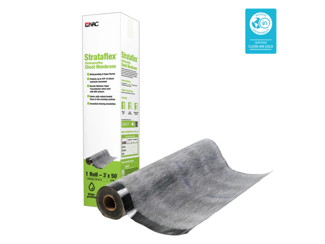 Strataflex — BRANZ Appraised Self‑Adhering Waterproofing Sheet Membrane for Internal and External Floors
