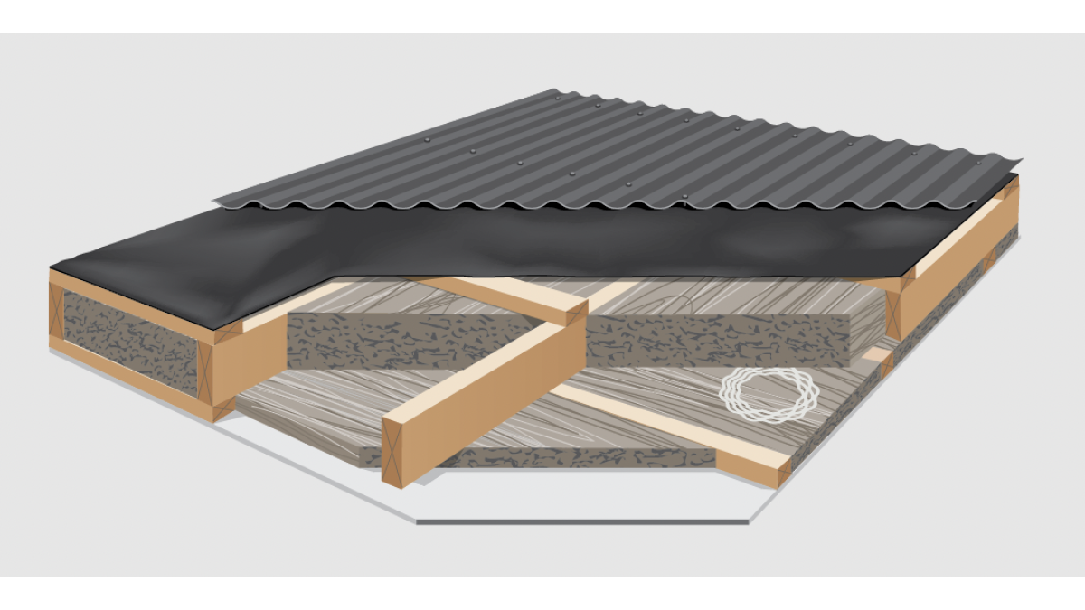 service cavity ceiling render