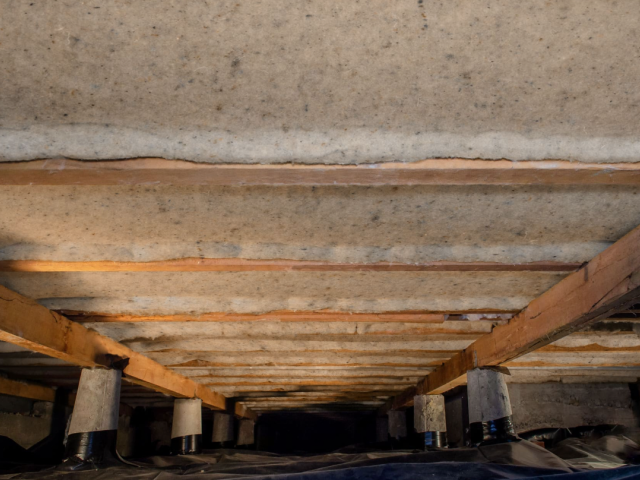 Wool Underfloor Insulation — Retrofit