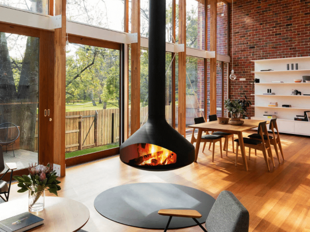 Ergofocus Suspended Wood Fire