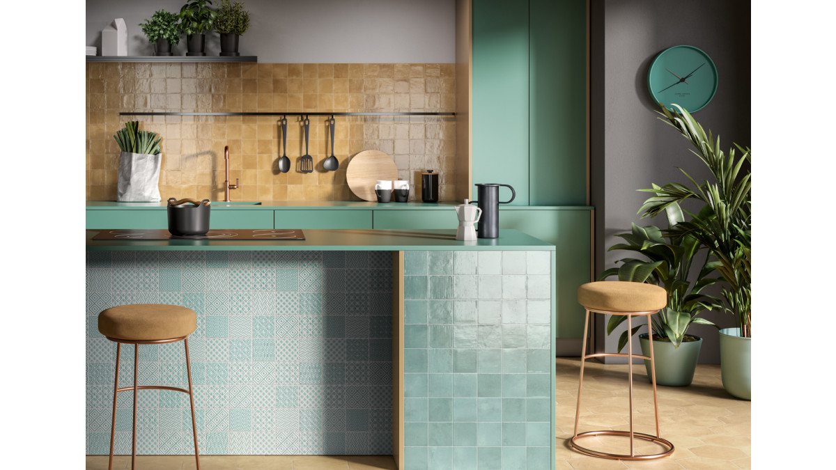 EBOSS CLAY AQUA AND MUSTARD