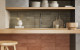Fornace rosso and verde plain kitchen