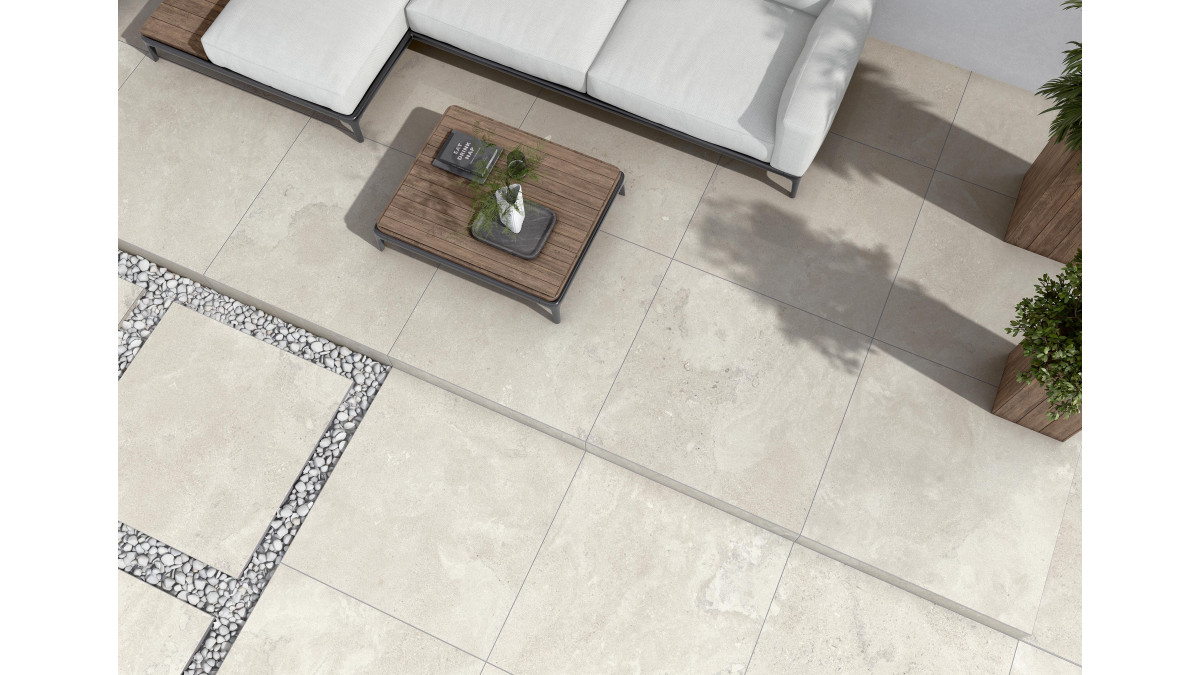 AMB PORTLANDSTONE MARFIL 90X90 (20MM) DETALLE