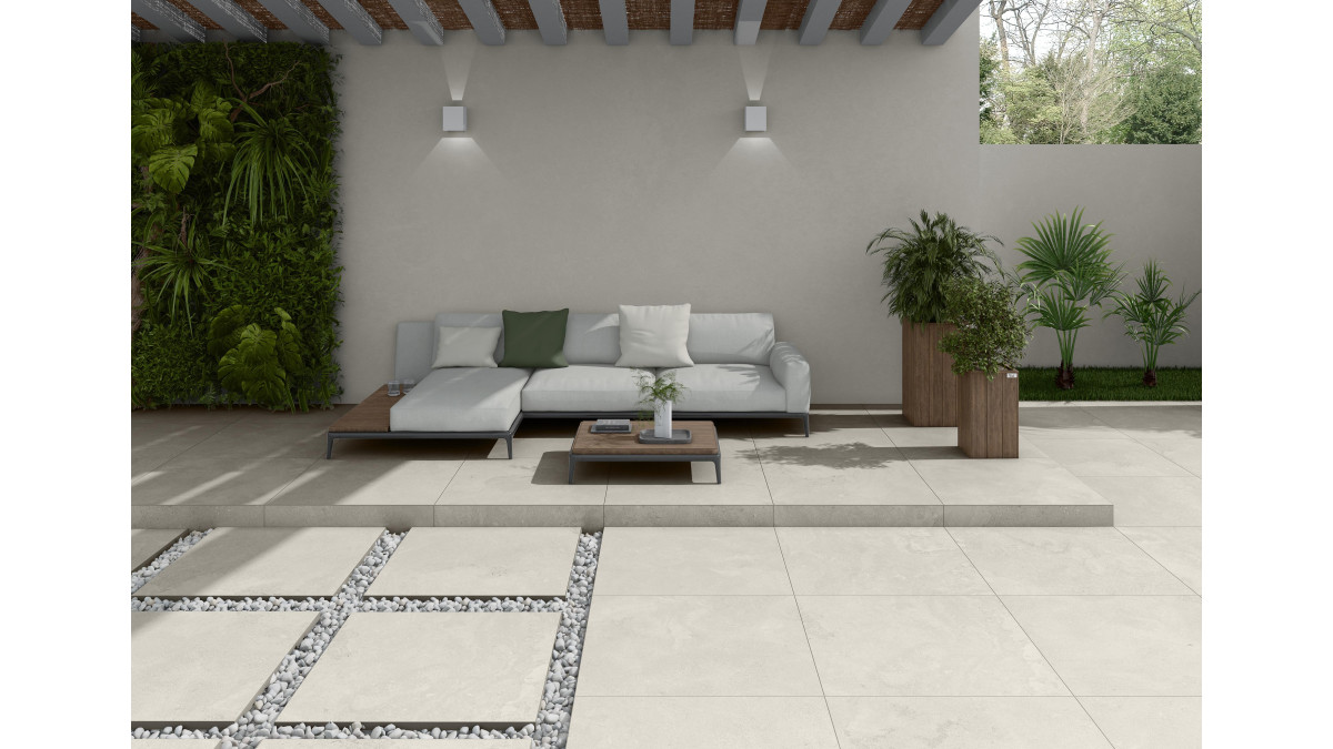 AMB PORTLANDSTONE MARFIL 90X90 (20MM)