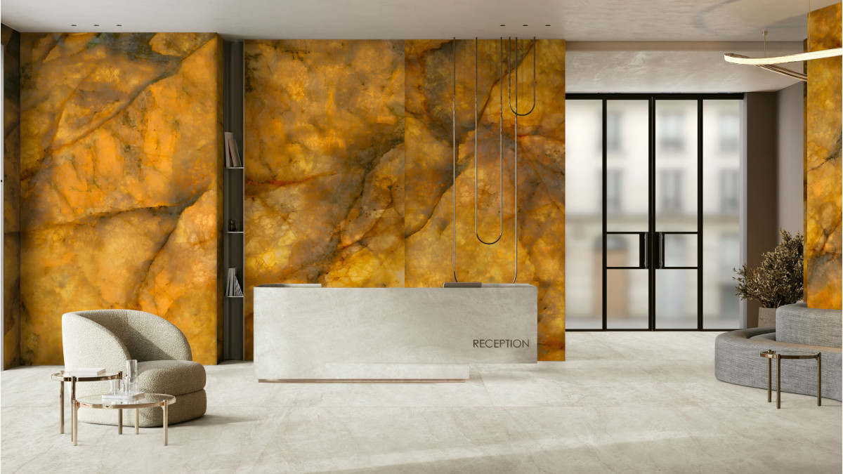 LUMINESCENCE 120x280 HALL e TAJ MAHAL SHELL 120x120 e 163x324