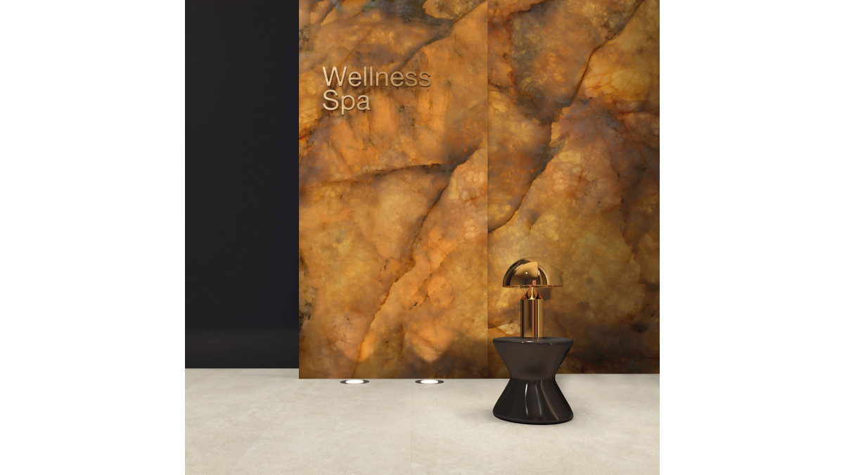 LUMINESCENCE 120x280 SPA e NEREIDI ALMOND 60x120