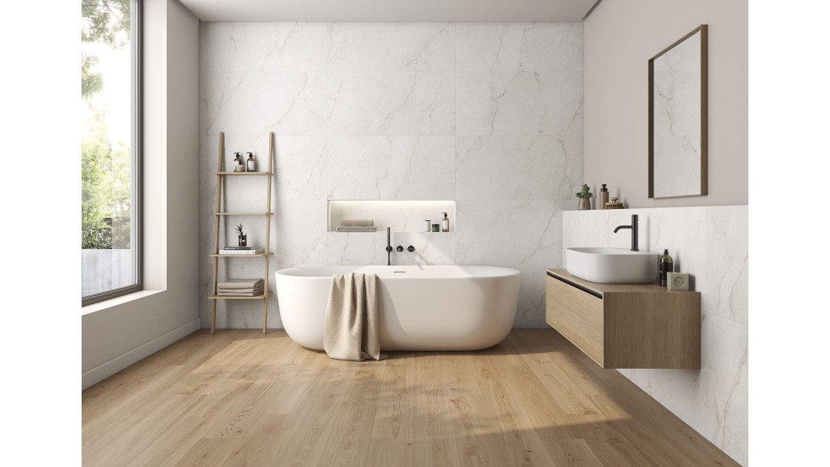 amb DISCOVER MAT BLANCO 60x120 BANO