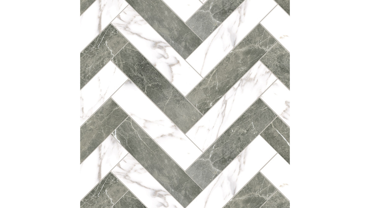 self style dama abbinamento bianco carrara+verde guatemala spina