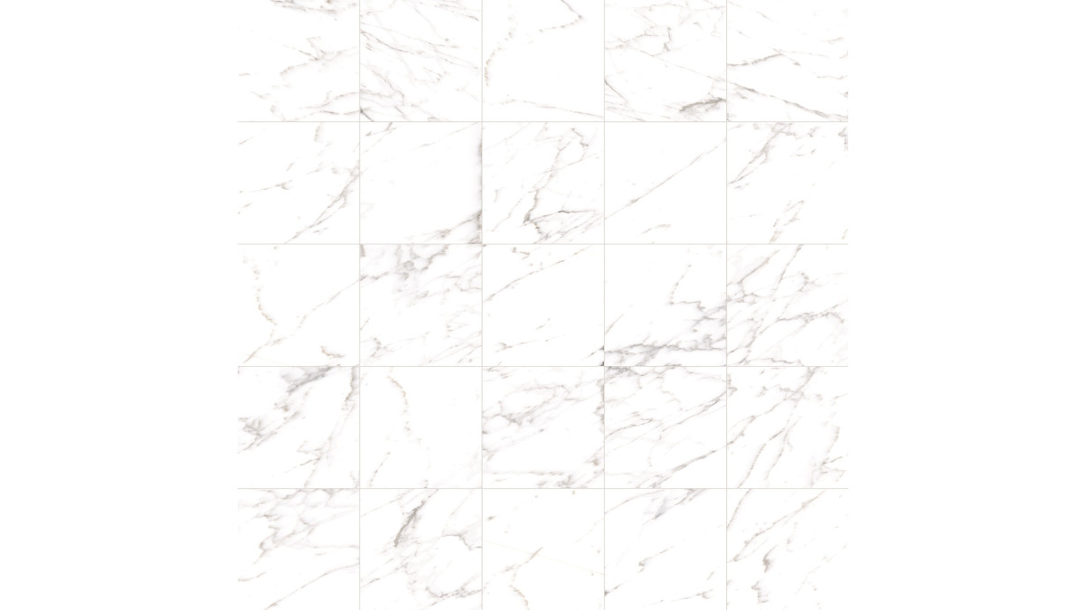 self style dama bianco carrara 25x25 sviluppo grafico