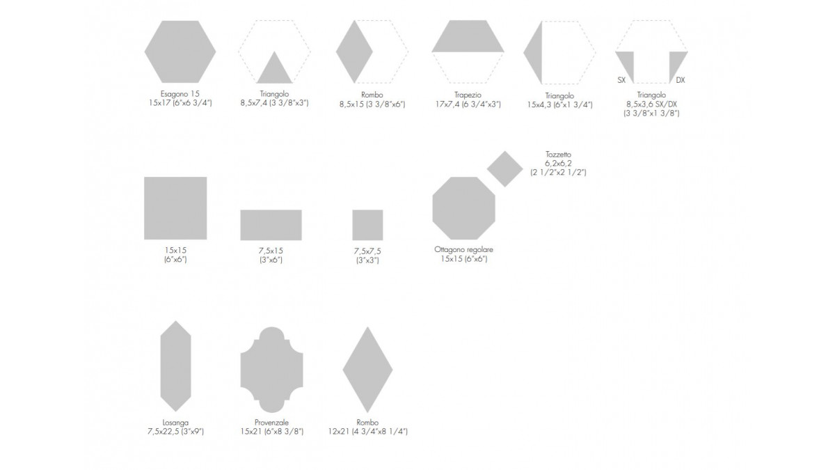 Etruria Hex Shapes