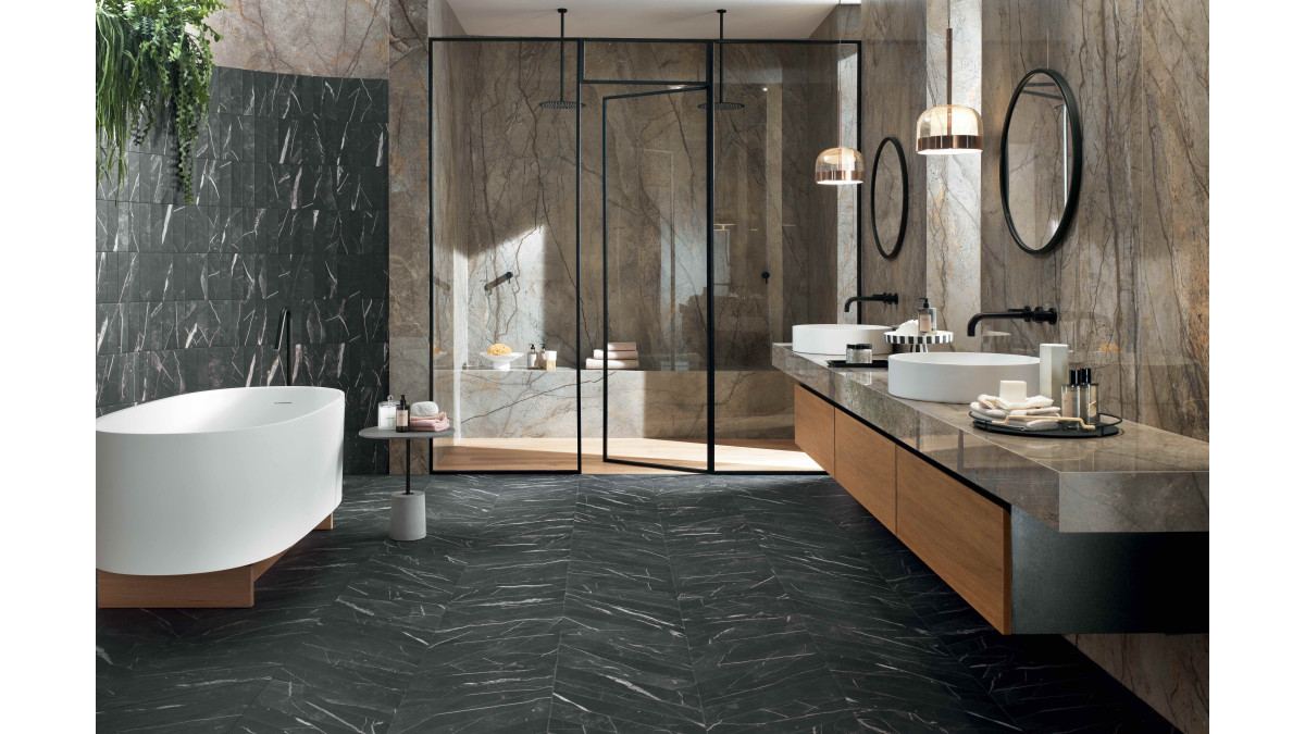 MarcaCorona Scultorea HospitalityBathroom Black Diamond River Grey copy