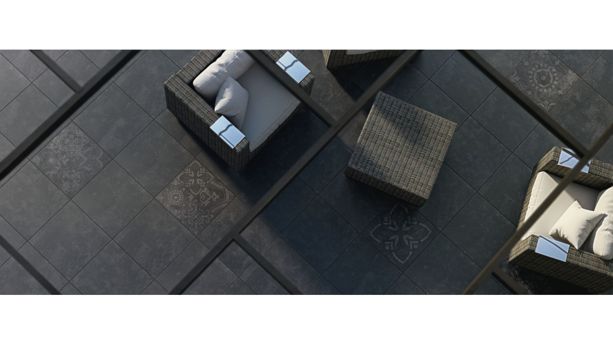 YDRAY Concrete Negro y Dec Concrete Negro 60x60 XTREME