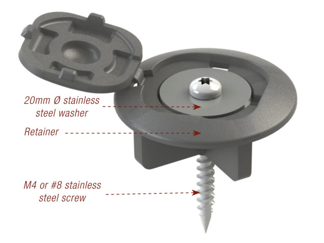 EPR — Wind Uplift Exposed Paver Retainer