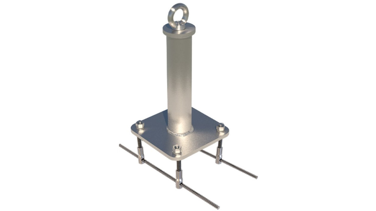 Cast In Cage Collared 300mm Tuff Post