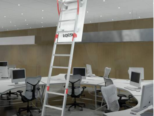 Vista Commercial Fold Down Access Ladder