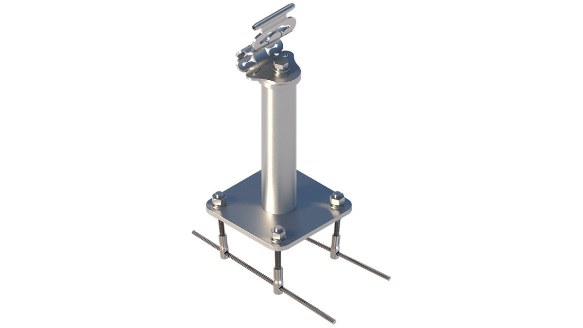 Tuff Post 300mm Intermediate Cast In Cage