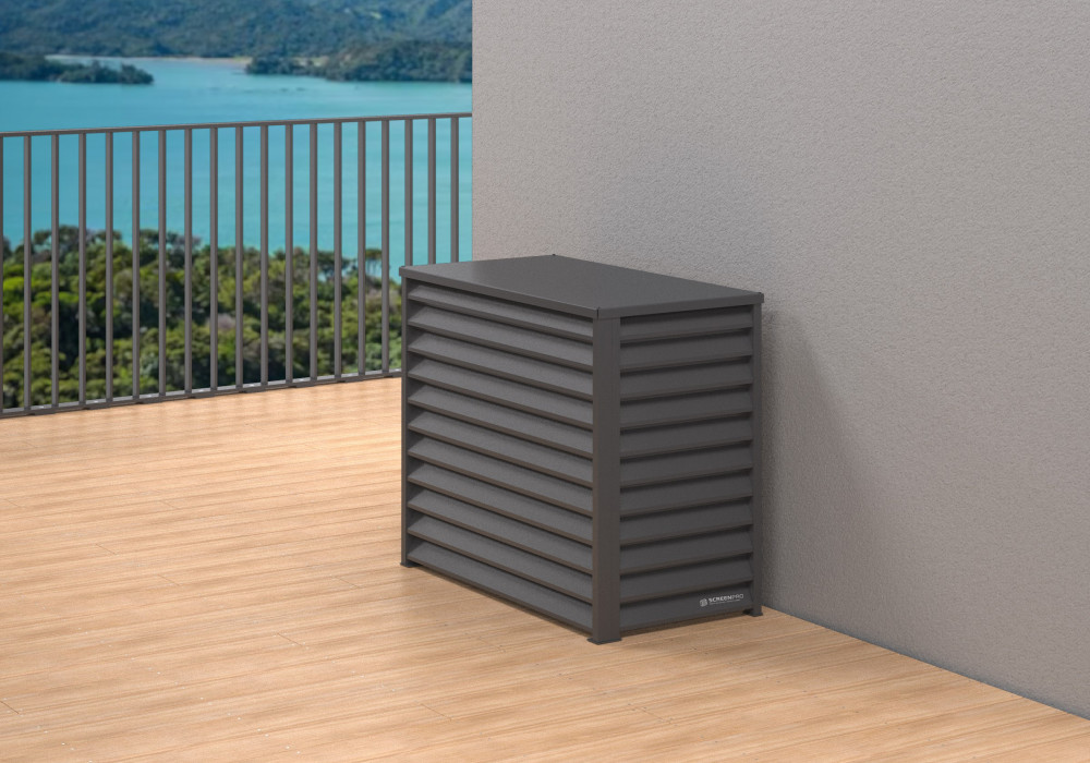 Aluminium Heat Pump Covers — ScreenPro