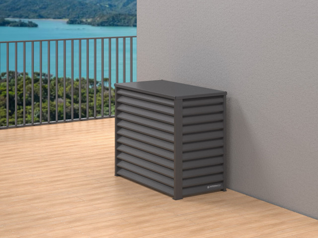 Aluminium Heat Pump Covers — ScreenPro
