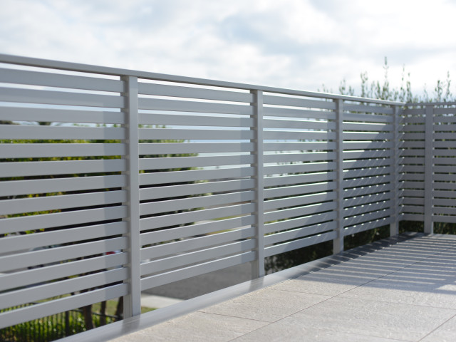 Safa-Slat Framed Balustrade