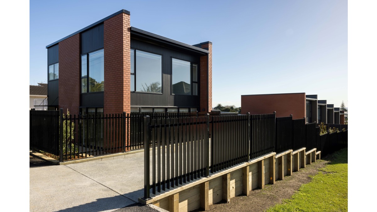 2a 1.2m Paladin fence installed at Auckland multi residential development resized