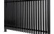 9 1.2m Paladin fence panel with matching fin posts resized