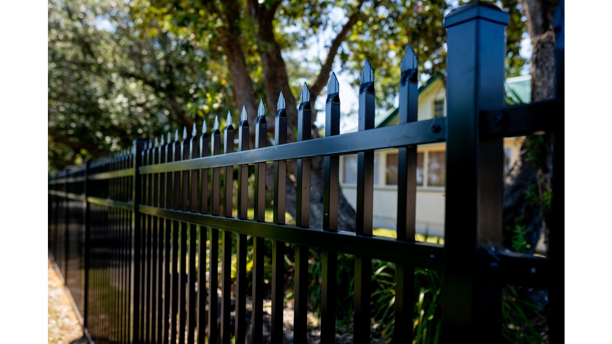 10 2.1m Secura fence installed alongside public walkway Auckland