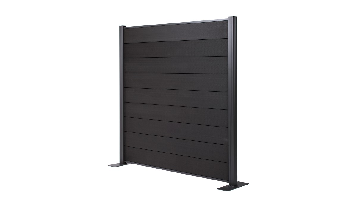 11a StabiFence Black 1 v3.8 x 1.6m Panel